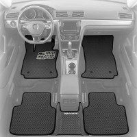 Коврики в салон EVA для Volkswagen Passat NMS SD 2019- с подпятником 5 шт