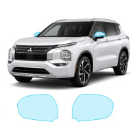Антигравийная защитная бронепленка по лекалам для Mitsubishi Outlander IV 2021- зеркала