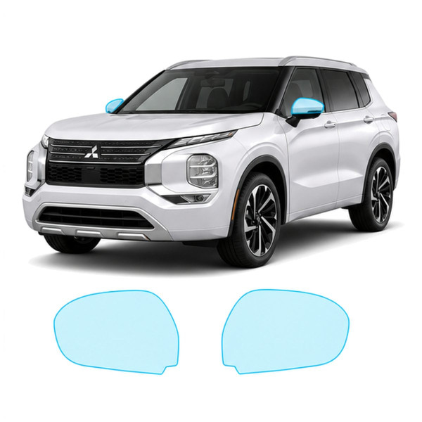 Антигравийная защитная бронепленка по лекалам для Mitsubishi Outlander IV 2021- зеркала