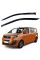 Дефлекторы окон ветровики для Peugeot Traveller 2017-  Скотч 3M Voron Glass