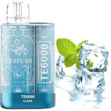 Elf Bar TE6000 Премиум POD 4% Clear Лед