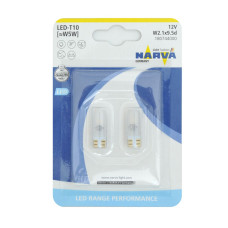 Світлодіод Narva 12V Т10 RPE NVA B2 6000K Білий 2 шт (18074)