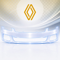 Антигравійна захисна бронеплівка за лекалами для Renault Arkana I 2020- передній бампер