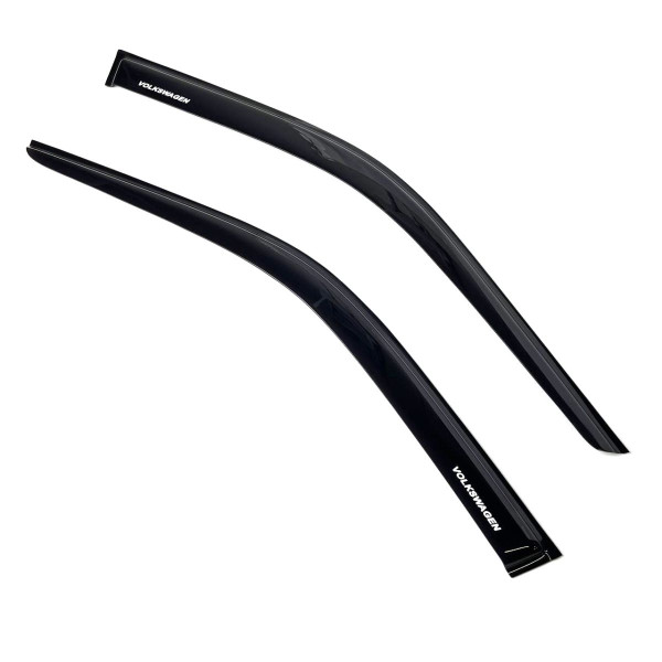Дефлектори вікон ветровики Volkswagen Caddy II 2d 1995-2004 Накладні Voron Glass