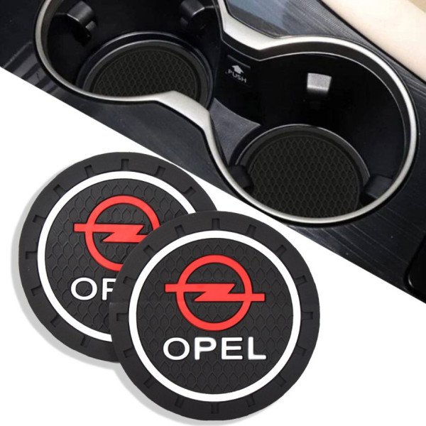Антискользящий коврик В Подстаканник Opel ⌀7 см 2 шт