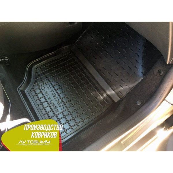 Автомобільні килимки в салон Citroen C-Elysee 2013- (Avto-Gumm)