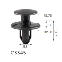 Кліпса для обшивки бампер Ford, Chevrolet 11612035  (C3345)