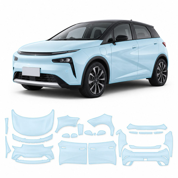 Антигравийная защитная бронепленка по лекалам для BYD Dolphin I facelift 2025- полный кузов