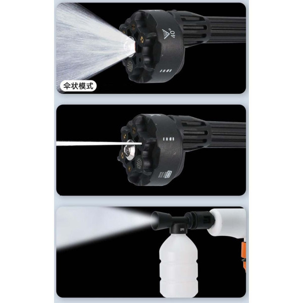 Мойка Высокого Давления Аккумуляторная Zhong 888VF 300W 30000mAh (80мин)