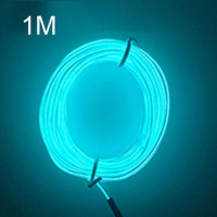 Неоновая лента в салон авто 12V Голубая 1м (43105)