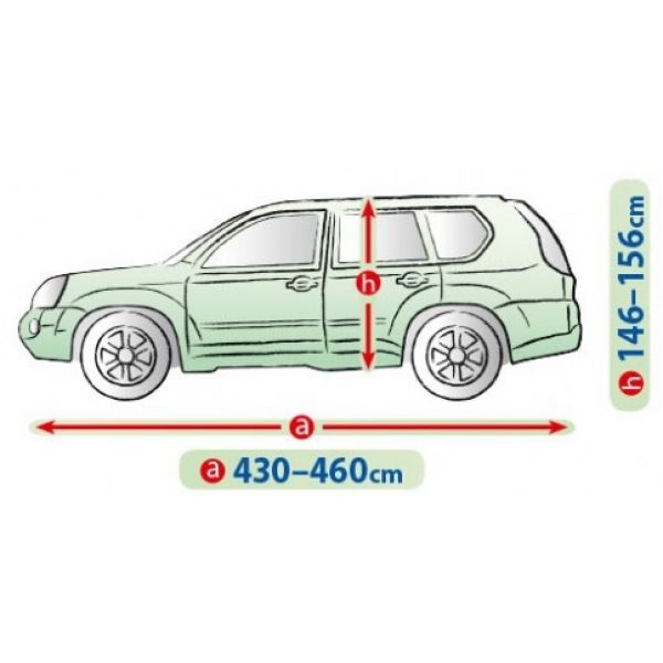 Тент автомобільний для джипа та мінівена Kegel-Blazusiak L 460x156 см Mobile Garage (5-4123-248-3020)