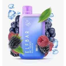 Elf Bar BC 10000 Затяжек Blue Razz Ice (Голубая Малина Лед) С Индикацией