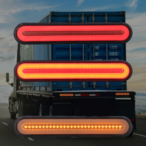 Задній ліхтар LED 12 / 24V поворотний стоп - страбоскоп 15x4,3 см 1 шт G Wagon