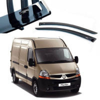 Дефлекторы окон ветровики Renault Master 1998-2010 на скотче 2 шт (REN22)