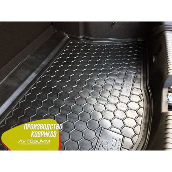Автомобільний килимок в багажник Kia Ceed JD 2012- Hatcхечбекack base/mid / Гумо - пластик