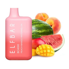 Elf Bar BC4000 POD  5% Оригінал Peach Mango Watermelon Персик Манго Кавун (Підряджається) 