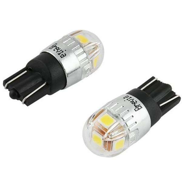 LED автолампа Brevia Spower 12/24V W5W 5x2835SMD 150Lm 6000K CANbus W2,1x9,5d 2 шт (10208X2)