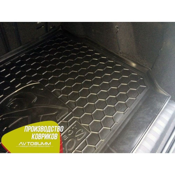 Автомобильный коврик в багажник Peugeot 2008 2014- Резино - пластик
