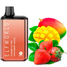 Elf Bar World DC5000 Ultra POD 5% Strawberry Mango - Клубника Манго (истек срок)