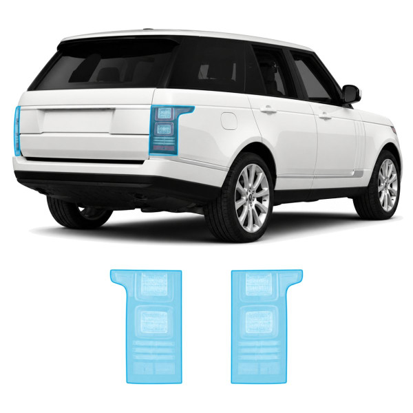 Антигравийная защитная бронепленка по лекалам для Land Rover Range Rover L405 2012-2017 - задние фонари стопы