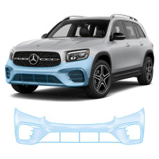 Антигравийная защитная бронепленка по лекалам для Mercedes-Benz GLB X247 facelift 2023- передний бампер