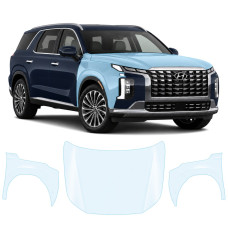 Антигравійна захисна бронеплівка за лекалами для Hyundai Palisade I facelift 2023- капот і передні крила