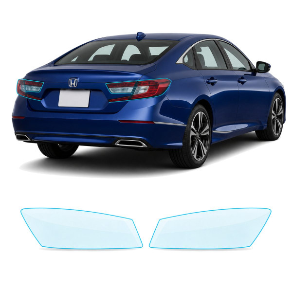 Антигравийная защитная бронепленка по лекалам для Honda Accord X 2018-2020 - задние фонари стопы