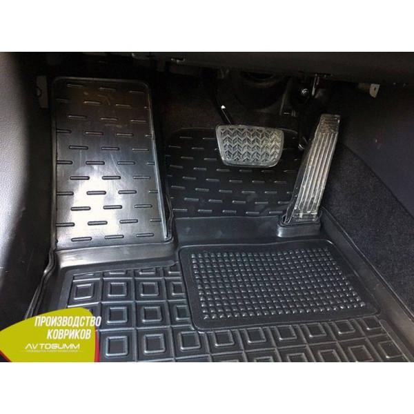Коврик водительский резиновый для для Toyota Rav 4 2019- ДВС МКПП Avto-Gumm