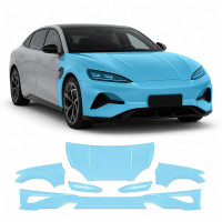 Антигравийная защитная бронепленка по лекалам для BYD Seal I facelift 2025- передняя часть авто (капот бампер фары крылья)
