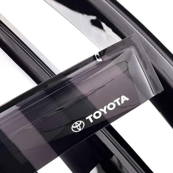 Дефлекторы окон ветровики Toyota Corolla 2012-2019 Voron Glass