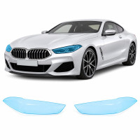 Антигравийная защитная бронепленка по лекалам для BMW 8 Series G15/G14/G16 2018-2022 - оптика (фары и ПТФ)