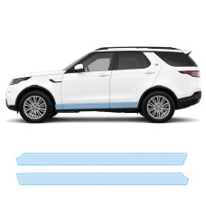 Антигравийная защитная бронепленка по лекалам для Land Rover Discovery L462 2017-2020 - нижняя зона кузова пороги
