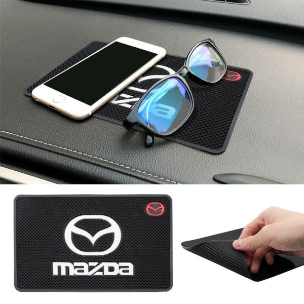 Антискользящий коврик торпеды с логотипом Mazda