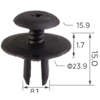 Кліпса розпірні Volkswagen, Audi (1H0867199A, 1H0867199AU71, 51481915964, 50438, 11230) (C906)