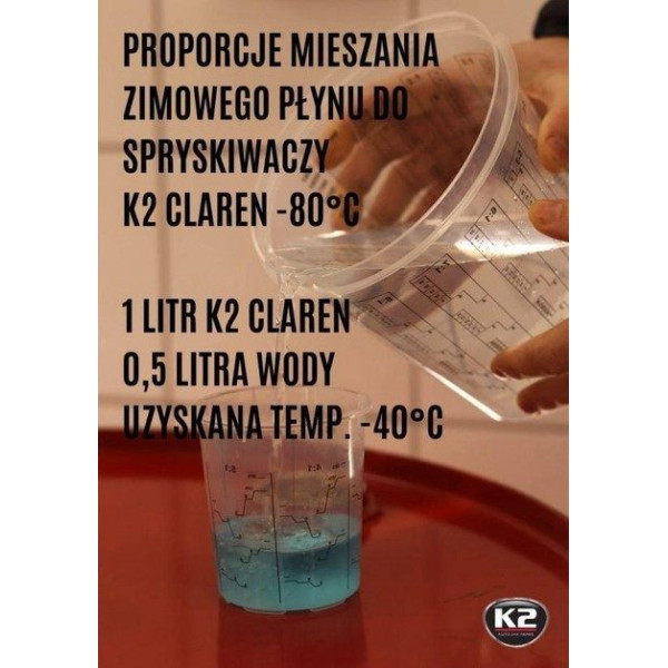 Зимний омыватель стекла концентрат Нейтральный K2 -80°C 1 л (K611)