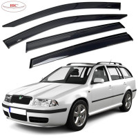 Дефлектори вікон вітровики HIC для Skoda Octavia A4 Tour 1997-2012 Універсал Оригінал (SK03)