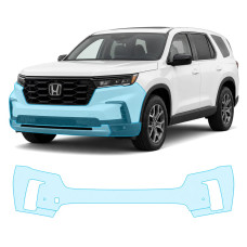 Антигравийная защитная бронепленка по лекалам для Honda Pilot IV 2023- передний бампер