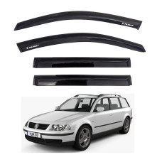 Дефлектори вікон вітровики Volkswagen Passat B5 Wagon 1997-2005 Скотч 3M Voron Glass