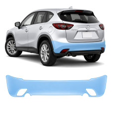 Антигравийная защитная бронепленка по лекалам для Mazda CX-5 KE facelift 2015-2017 - задний бампер