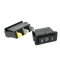 Кнопка Перемикач клавішний Газ Бензин із фіксацією 12V (On/Off/On) №131