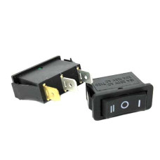 Кнопка Перемикач клавішний Газ Бензин із фіксацією 12V (On/Off/On) №131