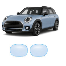 Антигравийная защитная бронепленка по лекалам для Mini Clubman F54 facelift 2019-2024 - оптика (фары и ПТФ)
