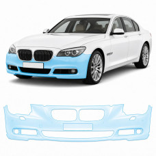 Антигравийная защитная бронепленка по лекалам для BMW 7 Series F01/F02 2008-2015 - передний бампер