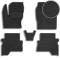 Ворсовые коврики для Ford Kuga / Escape 2013-2019 Черные 5 шт (Carrera)
