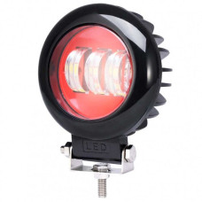 Світлодіодна додаткова LED фара Кругла D115х60 mm/30W/10Wх3 Далекий 1 шт