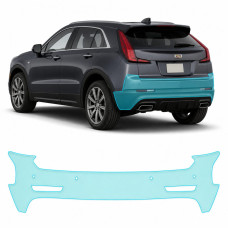 Антигравийная защитная бронепленка по лекалам для Cadillac XT4 I 2019-2023 - задний бампер