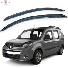 Дефлектори вікон вітровики для Renault Kangoo 2008- на скотчі 2D передні Оригінал (REN25-1)