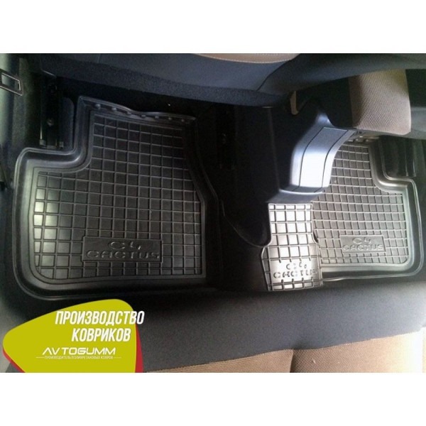 Автомобильные коврики в салон Citroen C4 Cactus 2015- (Avto-Gumm)