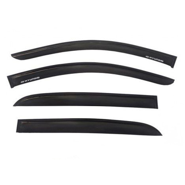 Дефлектори вікон ветровики Hyundai Getz 2002-2010 Скотч 3M Voron Glass