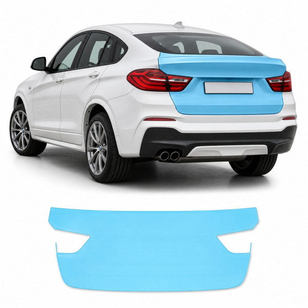 Антигравійна захисна бронеплівка за лекалами для BMW X4 F26 2014-2018 - зона кришки багажника